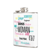 女性のフラスコ フラスク (左)