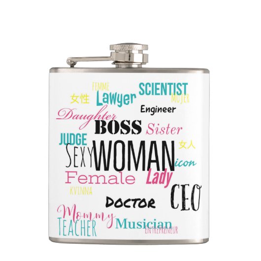 女性のフラスコ フラスク (正面)