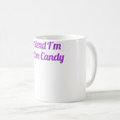 女性のフリImコットンキャンディ、簡単ハロウィーンCos コーヒーマグカップ (正面右)