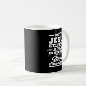 女性のフルート奏者のためのクリスチャン・フルート奏者のギフト コーヒーマグカップ (正面右)