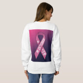 女性のフード付とスウェットシャツ スウェットシャツ (裏面フル)