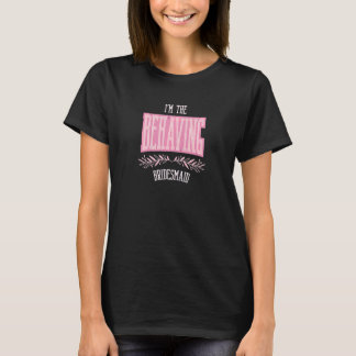 女性のブライズメイドの品行に合ったバチェロレッテパーティー Tシャツ