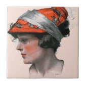 女性のプロフィール タイル (正面)