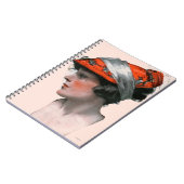 女性のプロフィール ノートブック (左側)