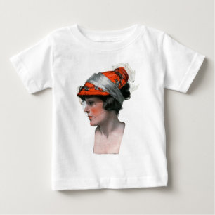 女性のプロフィール ベビーTシャツ