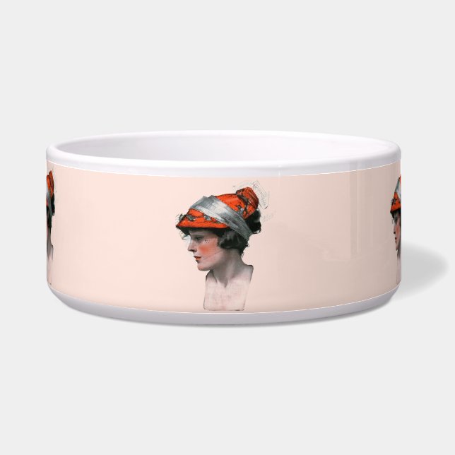 女性のプロフィール ボウル (正面)