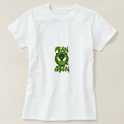 女性のベビードールのMGのワイシャツ(白い) Tシャツ (デザイン正面)