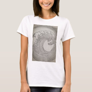 女性のベラ+キャンバスボキシクロップトップTシャツW/Fish Tシャツ