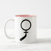 女性のホッケー ツートーンマグカップ (左)