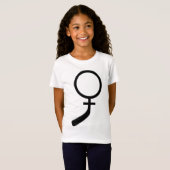 女性のホッケー Tシャツ (正面フル)