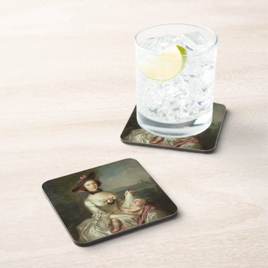 女性のポートレートは、エリザベスの妻のであると言いました コースター (右側)