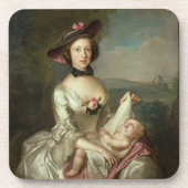 女性のポートレートは、エリザベスの妻のであると言いました コースター (正面)