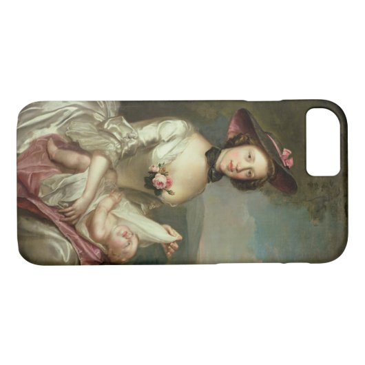 女性のポートレートは、エリザベスの妻のであると言いました Case-Mate iPhoneケース (裏面(横))