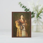 女性のポートレートは"Laff €™ Antea" ""パルミグによって呼ばれる ポストカード (スタンド正面)