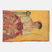 女性のポートレートイタリアンバイビンセント・ヴァン・ゴッホ キッチンタオル (横)