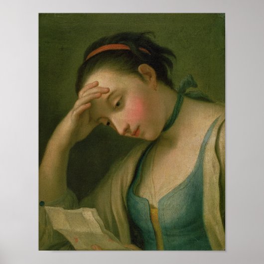 女性のポートレート3 ポスター (正面)