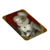 女性のポートレート、おそらくフランシス・コットン、レディ マグネット (右側)