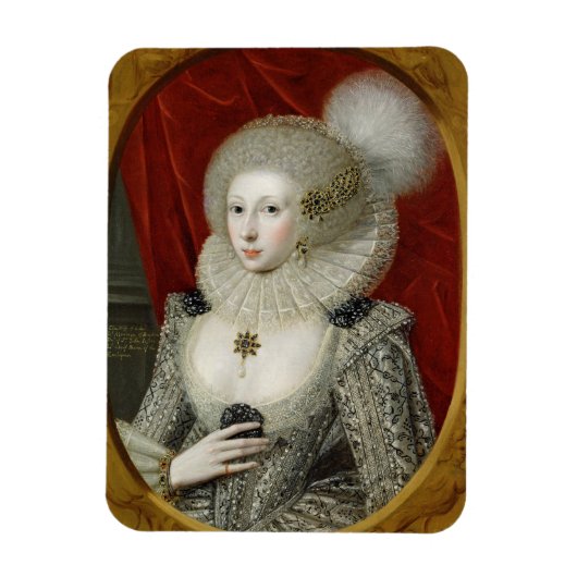 女性のポートレート、おそらくフランシス・コットン、レディ マグネット (縦)