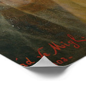 女性のポートレート(キャンバスに油) ポスター (角)