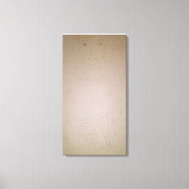 女性のポートレート キャンバスプリント