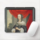 女性のポートレート マウスパッド (マウス)