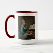 女性のポートレート マグカップ (左)