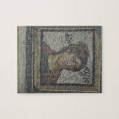 女性のポートレート、モザイク模様の歩道dの詳細 ジグソーパズル (横)