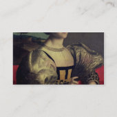 女性のポートレート 名刺 (裏面)