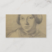 女性のポートレート、多分ジョルジュ・サンド(1804-76年 名刺 (裏面)