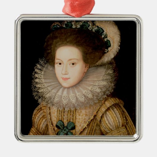 女性のポートレート、多分スコットのメリー女王( メタルオーナメント (正面)