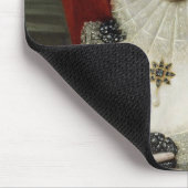 女性のポートレート、多分フランシスの綿、女性 マウスパッド (コーナー)