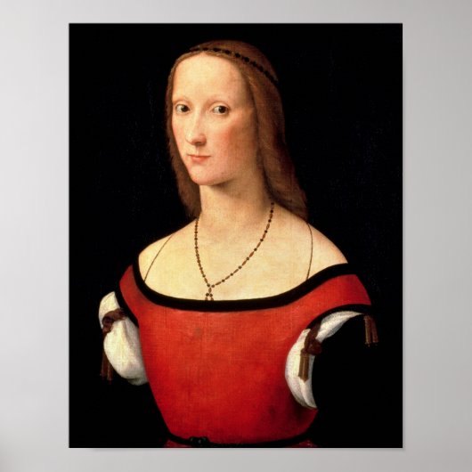 女性のポートレート, 1500年代 ポスター (正面)