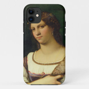 女性のポートレート、1512年(キャンバスの油) iPhone 11 ケース