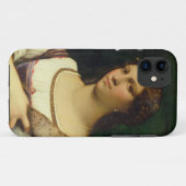 女性のポートレート、1512年(キャンバスの油) Case-Mate iPhoneケース (裏面(横))