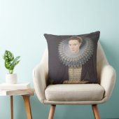 女性のポートレート、1613年(パネルの油) クッション (椅子)