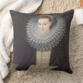 女性のポートレート、1613年(パネルの油) クッション (ブランケット)