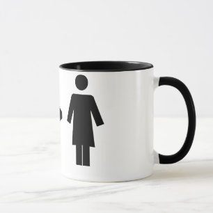 女性のマグより素晴らしい人 マグカップ