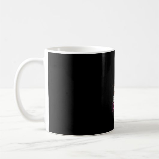 女性のママの誕生日女の子の母ギフトユニック コーヒーマグカップ (左)