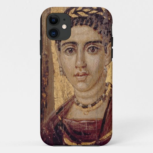 女性のミイラのポートレート、Fayumから、ロマノEgyp Case-Mate iPhoneケース (裏面)