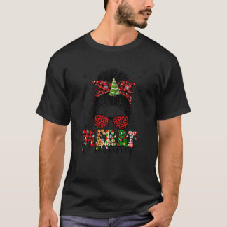 女性のメリー1つのママの汚いBunママバッファロープラ Tシャツ