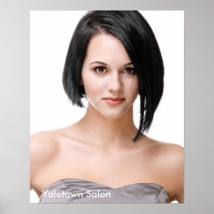 女性のモデルヘアーサロンポスター ポスター