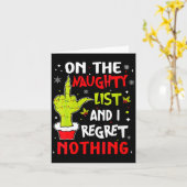 女性のユーモアあるある 後悔しないわがままリスト カード (黄色い花)