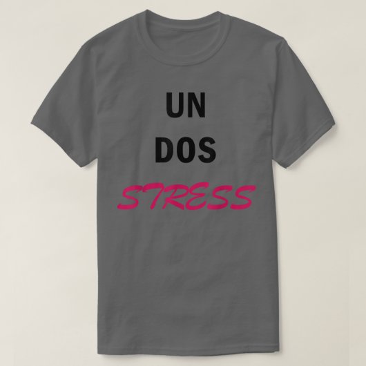 女性のユーモア満載のストレス解消グッズ Tシャツ (デザイン正面)
