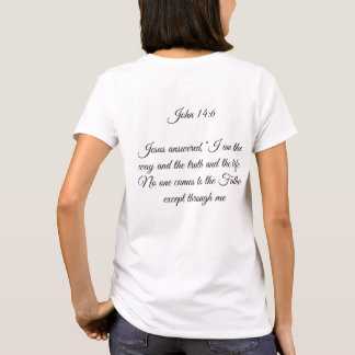 女性のヨハネ 14:6 Tシャツ