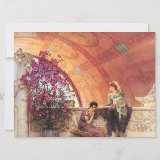 女性のライバル（by Sir Lawrence Alma-Ta浮腫） カード (正面)