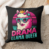 女性のラマ好きのドラマ・ラマ・クイーン|過去記事 クッション (ブランケット)