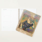 女性のリクライニングポートレート プランナー手帳 (ディスプレー)