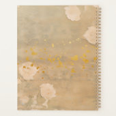 女性のリクライニングポートレート プランナー手帳 (裏面)