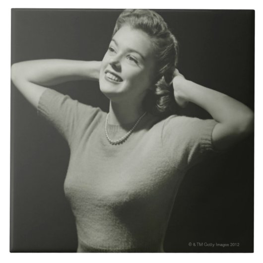 女性のリラックス タイル (正面)