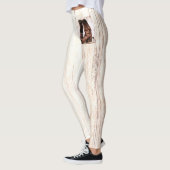 女性のレギンスは田舎の素朴な西部の衣服をブーツ レギンス (左)